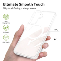 Étui fin 2,0 mm en PC+TPU mat pour Samsung A57, coque de téléphone antichoc magnétique anti-huile 2400G