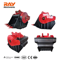 RMB80 ember penghancur hidrolik 208014251600mm, ekskavator 20-30t, umpan maks 400mm