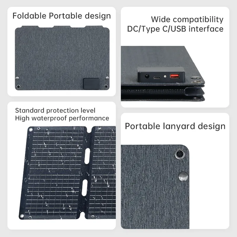 Caricatore solare di potere del pannello solare del telefono cellulare per il pannello solare flessibile di alta efficienza diretto della fabbrica del computer portatile 40W 60W