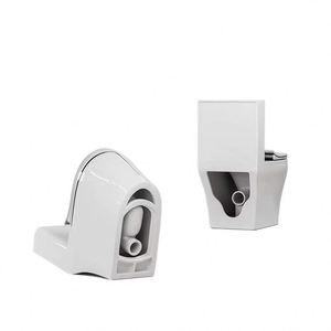 WC à siphon horizontal pour le Moyen-Orient et l'Afrique, WC monobloc en céramique colorée, à poser au sol ou suspendu, à double chasse - Product Image 2