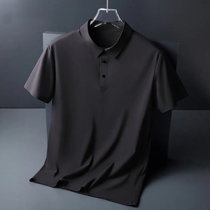 T-shirt de golf personnalisé de luxe, haute qualité, séchage rapide, coupe classique, tricoté, respirant, couleur unie, manches courtes - Product Image 4