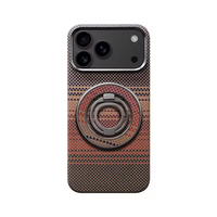 Étui de téléphone de luxe de haute qualité, résistant aux chocs et aux rayures, en TPU+PC, avec support magnétique pour 17 Pro Max