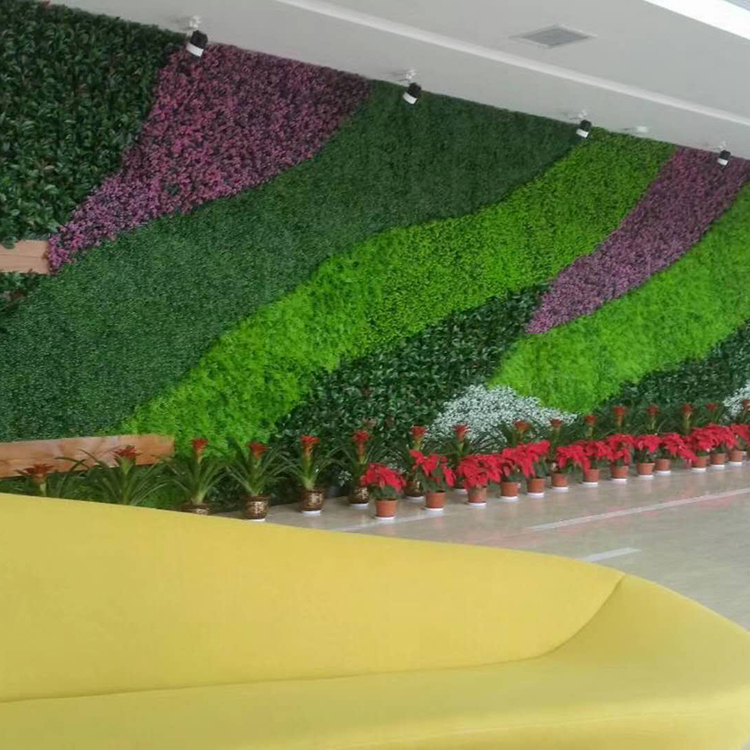 Haute qualité en plastique mur d'herbe verte artificielle pour jardin boutique hôtel