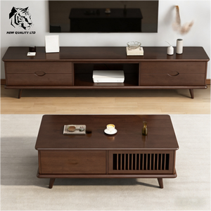 Mesa de centro de madera de diseño único para sala de estar, fabricada en China, buen precio, personalizable, gran stock, ecológica, para cafetería. - Product Image 6