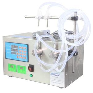 Máquina de Llenado de Botellas de Líquido Digital Eléctrica con Bomba Magnética de Doble Cabezal para Bebidas, Perfumes, Agua, Jugos y Aceites Esenciales - Product Image 1