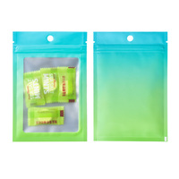 Sacs Refermables Multicolores en Mylar avec Fenêtre et Trou de Suspension, Disponibles en Stock et sur Mesure, Emballage Plastique Aluminium