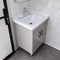 Nouvelle toilette portable extérieure 2026 avec panneaux sandwich, incluant douche et WC
