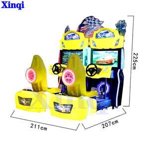Simulateur de course à <span class=keywords><strong>prix</strong></span> d'usine pour adultes, machine de jeu commerciale à monnayeur avec mouvement, équipement de divertissement d'arcade - Product Image 5