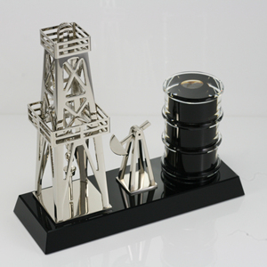 Acrylic Thùng Dầu Kim Loại Mặt Hàng Quà Tặng Dầu Và Khí Đốt Giàn Khoan Mô Hình Cho Công Ty Dầu - Product Image 4