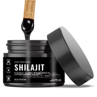 Nouveauté : Résine de Shilajit de l'Himalaya dorée 50g, infusée à l'or 24 carats, qualité supérieure