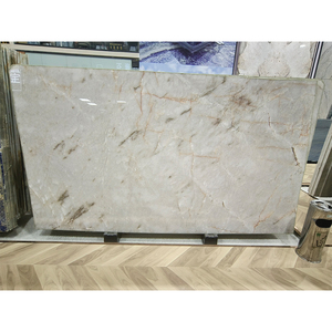 TMZ Zurich Quartzite Natural Stone Slabs Polished White Modern Hotel Lobby Villa Coffee <b>Table</b> Dining <b>Table</b> Bathroom Vanity Top - Product Image 1