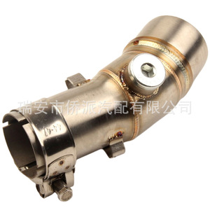 Tubo de escape intermedio de acero inoxidable para modificación de motocicleta Kawasaki ER6N Ninja650R ER6F - Product Image 3