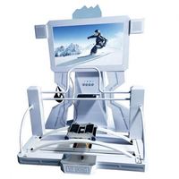 Machine de jeu VR de ski en réalité virtuelle pour aire de jeux intérieure, simulateur de vol VR en position debout, machine de jeu VR de ski