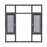 Ventanas Abatibles de Aluminio con Diseño Acústico y de Apertura Oscilobatiente para Casa