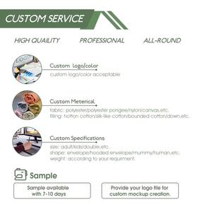 Sac de couchage personnalisable LLOYDBERG en polyester imperméable 210T unisexe pour l'hiver, sacs de couchage thermiques pour le camping par temps froid - Product Image 6