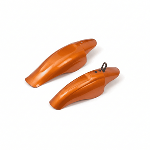 Ensemble de 2 garde-boue pour vélo d'enfant, en plastique PP léger, conception à fixation facile, convient aux roues de 16 à 18 pouces - Product Image 4