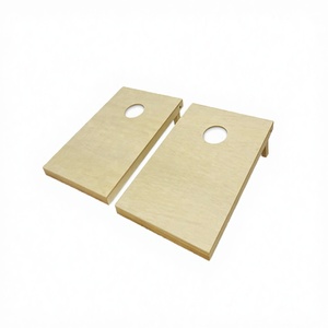 Jeu de Cornhole Classique Unisexe en Bois pour l'Extérieur Toutes Saisons, Sacs de Sable Couleurs Personnalisables, Sac de Transport Inclus, Logo Personnalisable - Product Image 2
