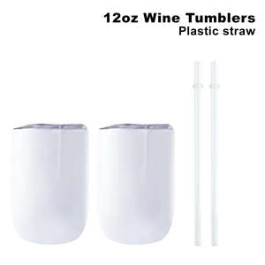 Gobelets isothermes personnalisés en acier inoxydable de 12 oz avec poignée et couvercle sous vide, sans BPA - Product Image 5