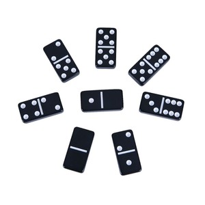 Juego de Dominó Doble 6 de 50 mm, Juego de Mesa Grande de Melamina de 28 Piezas - Product Image 5