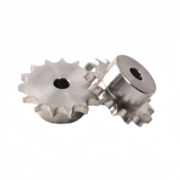 Fabrication en usine de pignons en acier inoxydable avec un pignon à 9 dents de 1/4 de pouce 04C, ensembles de chaînes de pignons