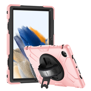 เคสแท็บเล็ต <span class=keywords><strong>Samsung</strong></span> Tab <span class=keywords><strong>A8</strong></span> 10.5 นิ้ว รุ่น SM-X200 SM-X205 พร้อมสายคล้องมือหมุนได้ 360 องศา ที่วางปากกา กันกระแทก และกันลื่น - Product Image 1