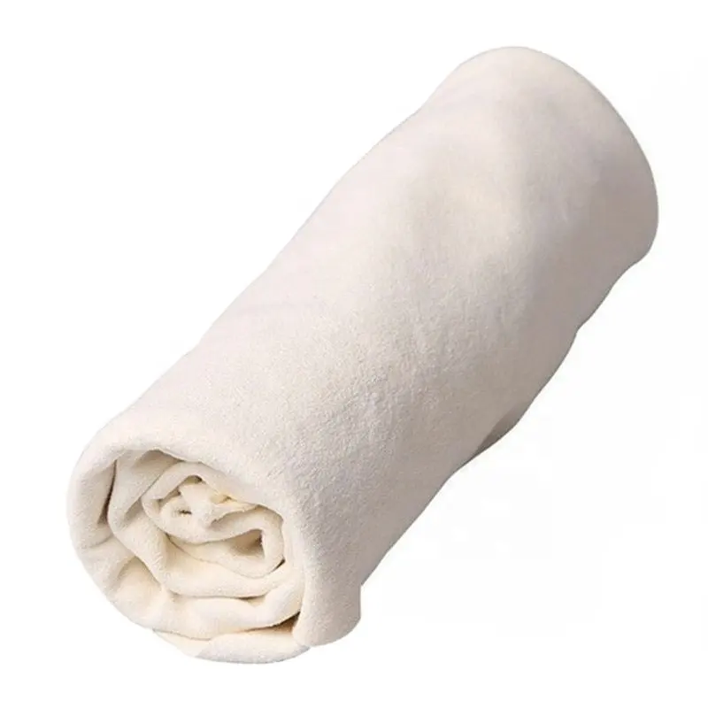 Panno per la pulizia asciugamano assorbente ad asciugatura rapida in pelle di camoscio naturale per autolavaggio