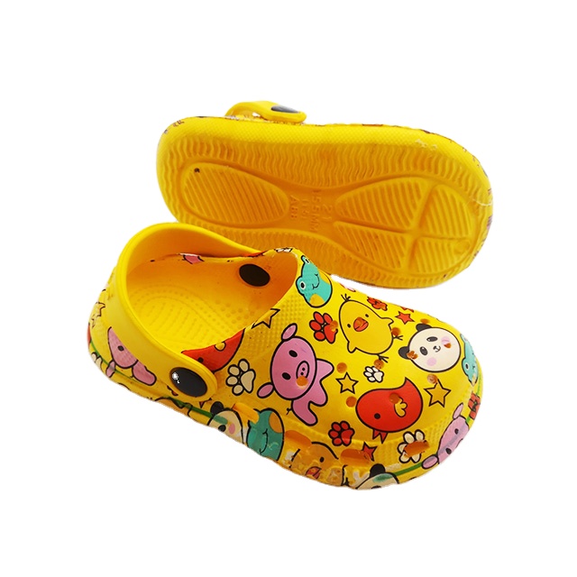 2021 new latest design summer cartoon pattern eva kids clog shoes