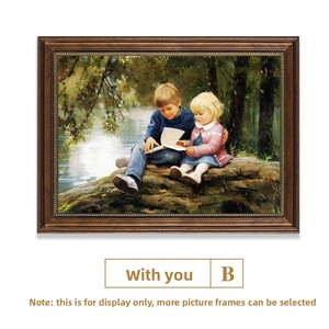 Cổ Phong Cách Cổ Điển Khung Ảnh UV Thân Thiện Với Môi Gỗ Tường Nghệ Thuật Cho Khách Sạn Nhà Khách Trang Trí Nội Thất Phòng Ngủ Ăn Cao Cấp Sống - Product Image 6