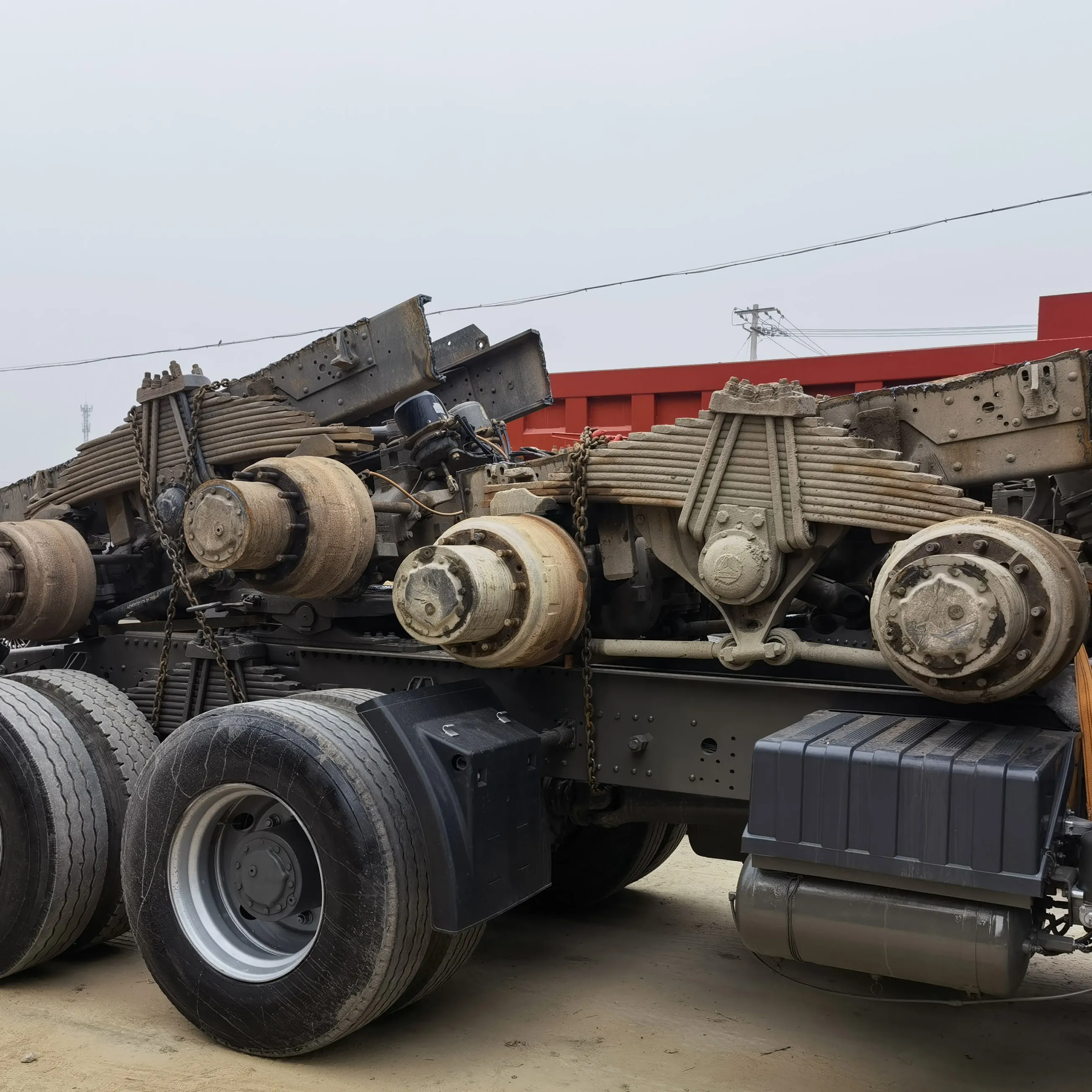 High-quality Trailer parts used second hand american 9ton 13ton 16ton German type suspension
