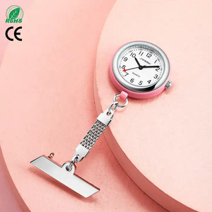 Montres personnalisées pour infirmières, montres de poche pour femmes, <span class=keywords><strong>montre</strong></span> à quartz tendance, logo personnalisé, broche médicale - Product Image 3