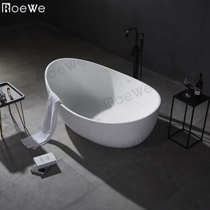 <span class=keywords><strong>Baignoire</strong></span> de salle de bain en <span class=keywords><strong>marbre</strong></span> artificiel <span class=keywords><strong>noir</strong></span> <span class=keywords><strong>baignoire</strong></span> en résine de pierre composite à surface solide autoportante de grande taille - Product Image 4