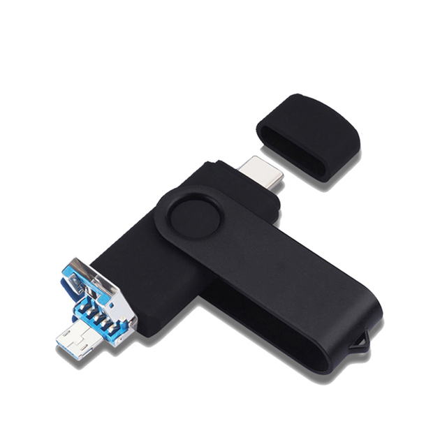 High-Speed 128GB Type-C 3.0/2.0 Mobile USB Flash Drive Computer Rotating OTG 8GB 16GB 64GB 32GB 8GB USB Flash Drives