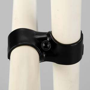 Sistem pengukuran inci fitting pipa ramping berbentuk silang atas dan bawah kenop 90 ° digunakan untuk aksesori perangkat keras sistem ramping - Product Image 1