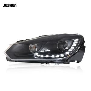 Ensemble de phares Jushun pour Volkswagen Golf 6 R20, feux de jour à LED, clignotants, 12V - Product Image 3