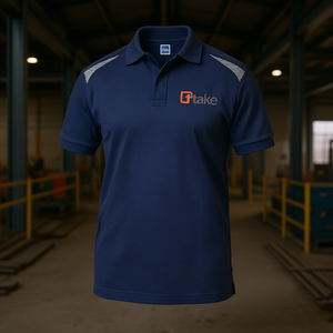 Polo à manches courtes gris coupe classique 2XL pour le travail - Product Image 3