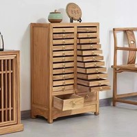 Buffet moderne en bois avec porte coulissante en acier inoxydable pour salle à manger ou cuisine