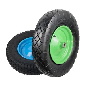 KARMAN 4.00-8 수레 타이어, 공압 타이어, 고무 타이어, 정원 카트 휠, 공장 가격 수레 바퀴