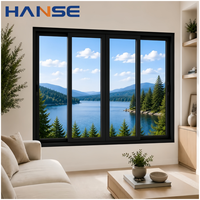 Ventana Corredera Horizontal de Aluminio con Rotura de Puente Térmico y Vidrio Aislante de Baja Emisividad para Hogares Energéticamente Eficientes