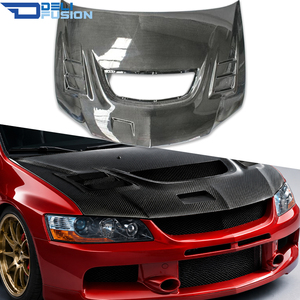 For 2005-2007 Mitsubishi Evolution EVO 8 CT9A CW-Style Car Front <b>Hood</b> Carbon Fiber <b>Engine</b> Bonnet Cover Auto Body Parts - Product Image 1