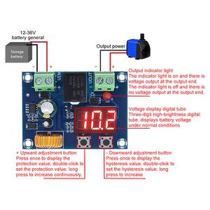 XH-M609 điện áp thấp ngắt kết nối chuyển cắt 12V 24V 36V kỹ thuật số LED hiển thị over-xả bảo vệ cho 12-36V pin lithium - Product Image 2