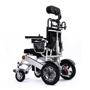 Vente chaude, vente directe d'usine, fauteuil roulant électrique puissant avec moteur de 700 W, marcheur automatique et déambulateur pour personnes handicapées - Product Image 5