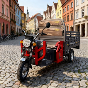 Meilleure vente <span class=keywords><strong>1500W</strong></span> Tricycle électrique de fret avec 2 passagers 72V voiture à trois roues motorisée disponible Types de carrosserie ouverte vente - Product Image 4