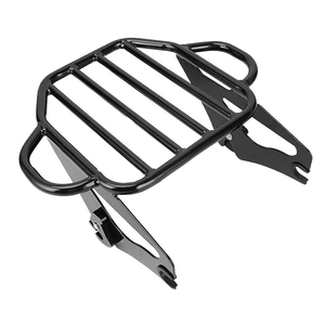 Accessoires de moto de haute qualité pour Glide Soft Tail, porte-bagages modifié, porte-bagages arrière, étagère arrière, zinc plaqué noir - Product Image 2