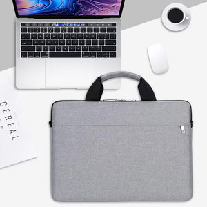 Trolley Case Strap Design Notebook Cover Pouch Bolso de hombro Ultra Thin Travel Custom Inside Velvet Material Laptop Sleeve Bag - Product Image 2