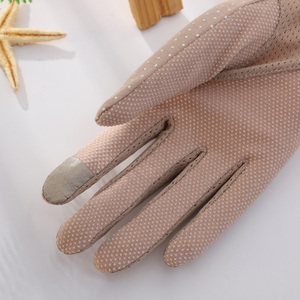 <span class=keywords><strong>Gants</strong></span> d'été personnalisés avec logo, protection solaire UV, écran tactile, antidérapants, en <span class=keywords><strong>soie</strong></span> glacée pour femmes - Product Image 3