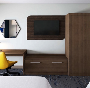 HIE <span class=keywords><strong>Holiday</strong></span> Inn Express Formula Blue 2.0 Muebles de Dormitorio para Hotel/<span class=keywords><strong>Motel</strong></span> Fabricante Profesional de Muebles para Hoteles - Product Image 6