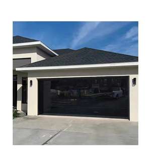 Porta da <span class=keywords><strong>Garage</strong></span> Automatica Sezionale 16 X 8 in Vetro Temperato a Specchio con Design Moderno di Alta Qualità Instime, Senza Telaio in Alluminio - Product Image 2