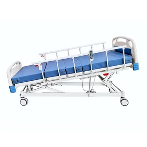 Low Price Electrical Aluminum Side Rail 5 Functions Electric Medical Hospital Beds