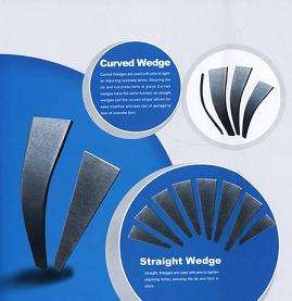 Cale plate et incurvée de <span class=keywords><strong>coffrage</strong></span> concret pour l'attache nominale d'accessoire de forme <span class=keywords><strong>en</strong></span> aluminium pleine attache de mur - Product Image 6