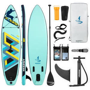 Planche de SUP <span class=keywords><strong>gonflable</strong></span> HY Sports, certifiée CE, double couche PVC/EVA, <span class=keywords><strong>15</strong></span> <span class=keywords><strong>cm</strong></span> d'épaisseur, 31 pouces de large, planche de ski nautique debout, pagaie - Product Image 6